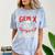 Gen X The Badass Generation Generation X Gen Xer Nostalgia Comfort Color Blast T-Shirt Ocean