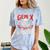 Gen X The Badass Generation Generation X Gen Xer Nostalgia Comfort Color Blast T-Shirt Ocean