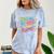 This Girl Just Wants To Be Left Alone Retro Nostalgia Comfort Color Blast T-Shirt Ocean