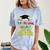 Graduation Class 2018 Cap Gown Shirt Preschool Grad Proud Comfort Color Blast T-Shirt Ocean