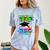 Graduation Class 2018 Cap Gown Shirt Preschool Graduate Comfort Color Blast T-Shirt Ocean