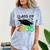 Graduation Class Of 2035 Hand Prints Space Pre-K -12th Grade Comfort Color Blast T-Shirt Ocean
