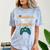 Graduation I Graduated Can I Go Back To Gaming Comfort Color Blast T-Shirt Ocean