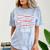 Graduation High School 2025 High School Graduation Premium Tri-Blend Comfort Color Blast T-Shirt Ocean