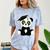 Graduation Panda Bear 2017 Graduate Graduation T-Sh Comfort Color Blast T-Shirt Ocean