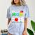 Graduation Proud Mom Of 2025 Kindergarten Graduate Comfort Color Blast T-Shirt Ocean
