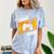 Graduation Video Gamer Game Over Class Of 2026 Senior Comfort Color Blast T-Shirt Ocean