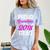 Grandma Graduation Shirt 2018 High School College Grad Comfort Color Blast T-Shirt Ocean