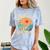 Groovy Like The 70s Aesthetic Nostalgia 1970's Retro Comfort Color Blast T-Shirt Ocean