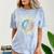 Groovy Like The 70s Peace Aesthetic Nostalgia 1970's Retro Comfort Color Blast T-Shirt Ocean