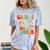 Groovy Goodbye 7th Grade Graduation Hello Summer Kids Comfort Color Blast T-Shirt Ocean