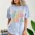 Groovy In My Phd Era Doctorate Graduation Comfort Color Blast T-Shirt Ocean