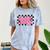 Groovy Senior Class Of 2026 Coquette Pink Bow Graduation Comfort Color Blast T-Shirt Ocean