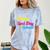 Happy Last Day Of School Graduation Teacher Students Comfort Color Blast T-Shirt Ocean
