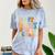 Happy Last Day Of School Groovy Teacher Student Graduation Comfort Color Blast T-Shirt Ocean