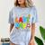 Happy Last Day Of School Teacher Student Graduation Comfort Color Blast T-Shirt Ocean