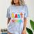 Happy Last Day Of School Teacher Women Student Graduation Comfort Color Blast T-Shirt Ocean