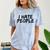 I Hate People Graffiti Introverts Meme Loner Comfort Color Blast T-Shirt Ocean