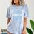 Hockey Senior Night Hockey Senior 2025 Graduation 50 Comfort Color Blast T-Shirt Ocean