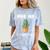 Hug Me I Dare You Introvert Cactus Tee Comfort Color Blast T-Shirt Ocean