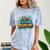 I'm Done Peopling Introvert Sloth Comfort Color Blast T-Shirt Ocean I'm Done Peopling Introvert Sloth Comfort Color Blast T-Shirt Ocean