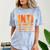 INTJ Architect Personality Introvert Sarcastic Orange Comfort Color Blast T-Shirt Ocean