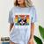 Introvert Cat How Do I Block You Retro Cat Sarcastic Men Women Girls Comfort Color Blast T-Shirt Ocean