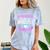 Introvert Hippie Mom Cloth Diapers Crunchy Mama Comfort Color Blast T-Shirt Ocean