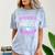 Introvert Hippie Mom Cloth Diapers Crunchy Mama Comfort Color Blast T-Shirt Ocean