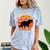 Introvert Retro Sunset Capybara Tee Comfort Color Blast T-Shirt Ocean Introvert Retro Sunset Capybara Tee Comfort Color Blast T-Shirt Ocean