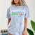 Introvert Tired Battery Comfort Color Blast T-Shirt Ocean