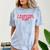 Introvert Valentines Day I Want You I Just Can't Flirt Comfort Color Blast T-Shirt Ocean