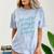Introvert But Willing To Discuss Crocheting Comfort Color Blast T-Shirt Ocean
