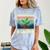 Introverted But Willing To Discuss Plants Comfort Color Blast T-Shirt Ocean