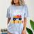 I Just Crushed Kindergarten Monster Graduation Shirt Comfort Color Blast T-Shirt Ocean