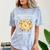 Just An Introvert Living In An Extrovert World Stickmen Comfort Color Blast T-Shirt Ocean