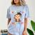 Kids 8th Grade Nailed It Monkey Graduation Comfort Color Blast T-Shirt Ocean