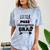Kids Kindergarten Graduation Shirt Girls Daughter Granddaughter Comfort Color Blast T-Shirt Ocean
