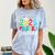 Kids Pre-K Graduate 2025 Preschool Graduation Class Of 2025 Kids Comfort Color Blast T-Shirt Ocean