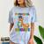 Kids Preschool Graduate Dinosaur Trex Preschool Graduation Comfort Color Blast T-Shirt Ocean