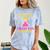Kids Princess Graduate Prek Preschool Graduation Tshirt For Girls Comfort Color Blast T-Shirt Ocean