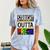 Kids Straight Outta Pre-K Graduation Comfort Color Blast T-Shirt Ocean