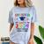 Kindergarten Graduation Class 2024 1st Grade Here I Come Comfort Color Blast T-Shirt Ocean