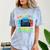 Kindergarten Level Complete Graduation Class 2025 Gamer Boys Comfort Color Blast T-Shirt Ocean