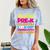 Last Day Pre-K Kindergarten Here I Come Graduation T-Shirt Comfort Color Blast T-Shirt Ocean