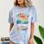 Last Day Of School Groovy Graduation School's Out For Summer Comfort Color Blast T-Shirt Ocean