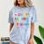 Last Day Of School Tie Dye School Graduation Summer Teacher Comfort Color Blast T-Shirt Ocean