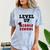 Level Up Middle School 5th Grade Graduation Comfort Color Blast T-Shirt Ocean