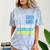 Librarian Library Science Major Masters Degree Graduation Comfort Color Blast T-Shirt Ocean