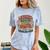 Licensed Social Worker Masters MSW LMSW Graduation 2026 Premium Tri-Blend Comfort Color Blast T-Shirt Ocean